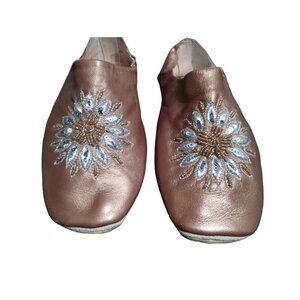 Ladies Maria Pia 38 Moroccan Babouche Slippers